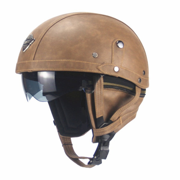 Leather Half-helmet